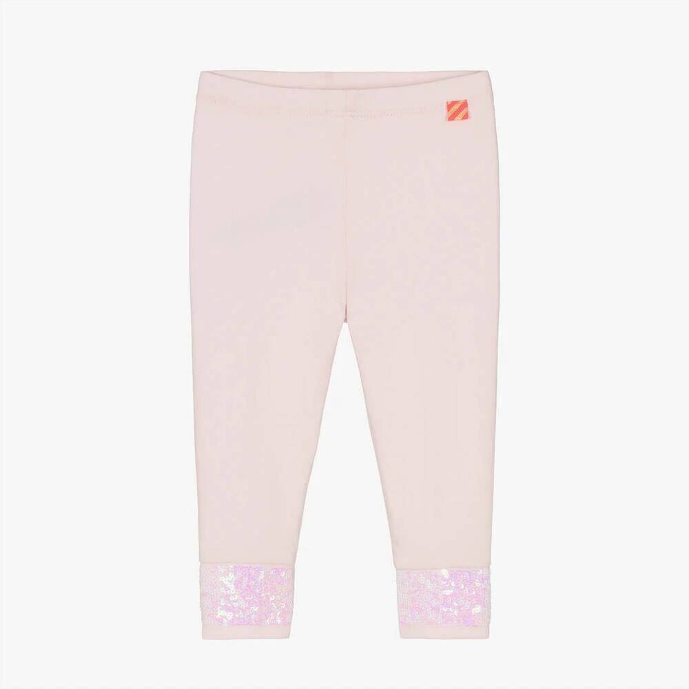 NEW BILLIEBLUSH girls jersey leggings in pink